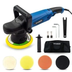 Silverline Hyundai HYDAP900E Electric 900w Dual Action Car Polisher 150mm 240v