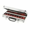 Silverline 1/4in TCT Router Bit Cutter Set 24 Piece