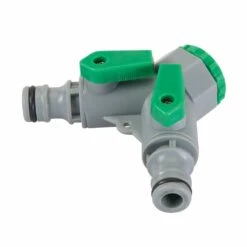 Silverline 2-Way Adaptor Hose Tap Connector 3/4in BSP To 1/2in Male