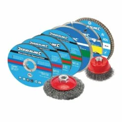 Silverline Cutting & Grinding Abrasive Discs Kit 12 Piece