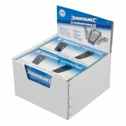 Silverline Display Box Of 6 X Combination Spanner Sets 8-Piece (8-19mm)