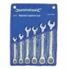 Silverline Fixed Head Ratchet Spanner Set 6 Piece (8-17mm)