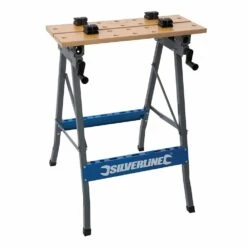 Silverline Heavy Duty Flip-Top Portable Folding Workbench