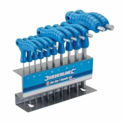 Silverline Hex Key T-Handle Set 10 Piece