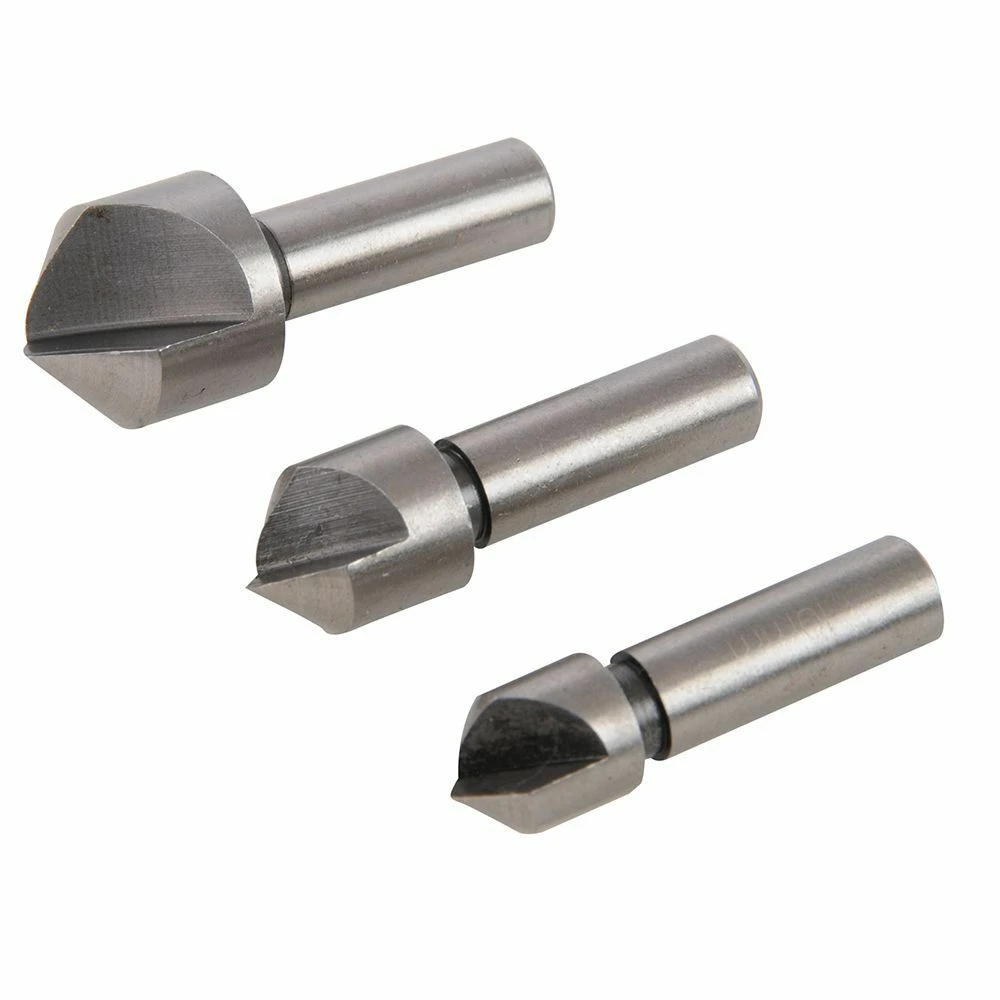 Silverline HSS Countersink Drill Bit Set 3 Piece 1 Silverline HSS Countersink Drill Bit Set 3 Piece