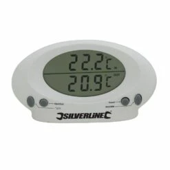 Silverline Indoor/Outdoor Thermometer -Silverline Tools UK Outlet silverline indoor outdoor thermometer 4 38286 p