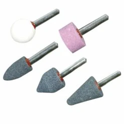 Silverline Mounted Stone Set 1/4in Shank 5 Piece