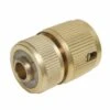 Silverline Quick Hose Connector Auto Stop Brass 1/2in Female