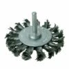 Silverline Rotary Steel Twist-Knot Wheel Brush 75mm