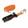 Silverline Rubber-Handled Ratchet Tie Down Strap J-Hook 4.5m X 30mm 1200kg