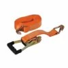 Silverline Rubber-Handled Ratchet Tie Down Strap J-Hook 8m X 50mm 4600kg