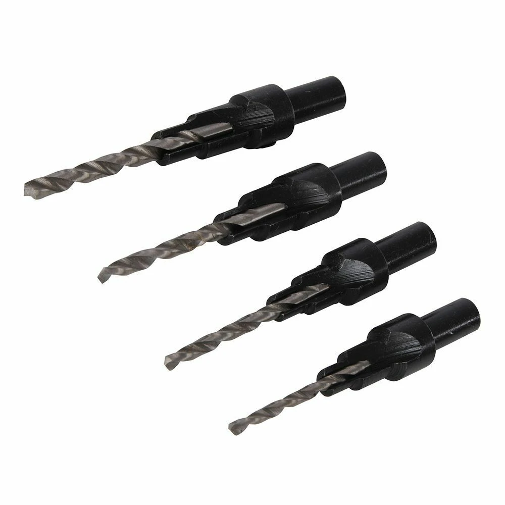 Silverline Screw-Sink Drill Bit Set 4 Piece 1 Silverline Screw-Sink Drill Bit Set 4 Piece