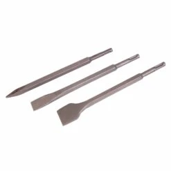 Silverline SDS Plus Hex Steel Chisel Set 3 Piece