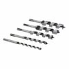 Silverline SDS Plus Wood Auger Drill Bit Set 5 Piece (10-25mm)