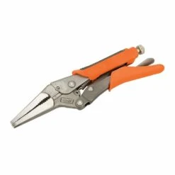 Silverline Self Locking Soft-Grip Long Nose Pliers 165mm