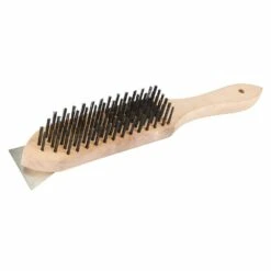 Silverline Steel Wire Brush & Scraper 6 Row
