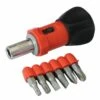 Silverline Stubby Ratchet Screwdriver Set 7 Piece