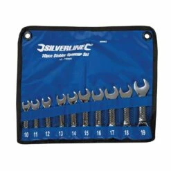 Silverline Stubby Spanner Set 10 Piece (10-19mm)