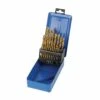 Silverline Titanium-Coated HSS Drill Bit Set 19 Piece