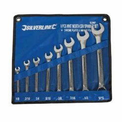 Silverline Whitworth Combination Spanner Set 8 Piece (1/8 - 9/16in)